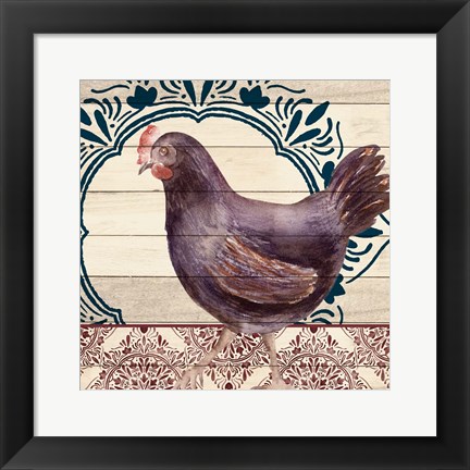 Framed Poultry 3 Print