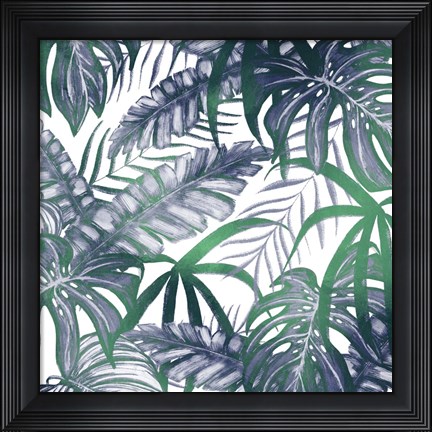 Framed Blue Green 1 Print