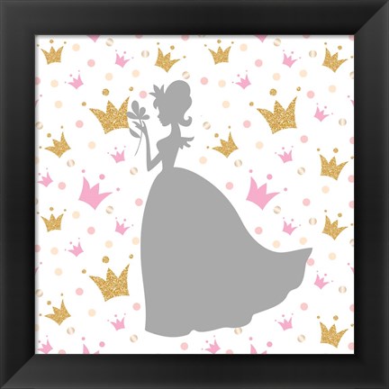 Framed Princess Dreams 3 Print