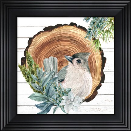 Framed Winter Birds 1 Print