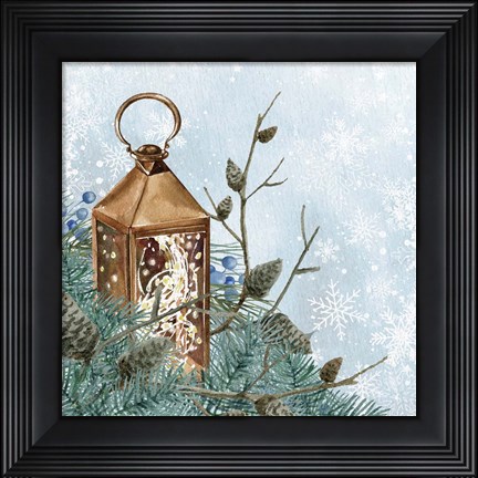 Framed Winter Owl 2 Print