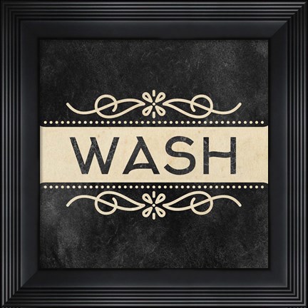 Framed Wash Dry Fold 1 Print