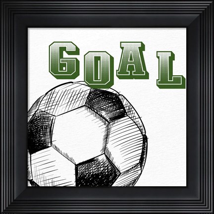 Framed Goal Print
