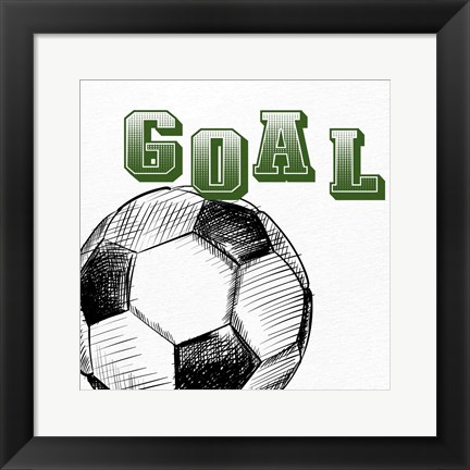 Framed Goal Print