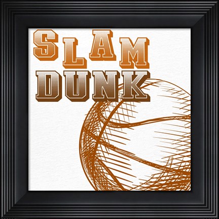Framed Slam Dunk Print