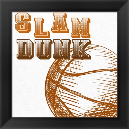 Framed Slam Dunk Print