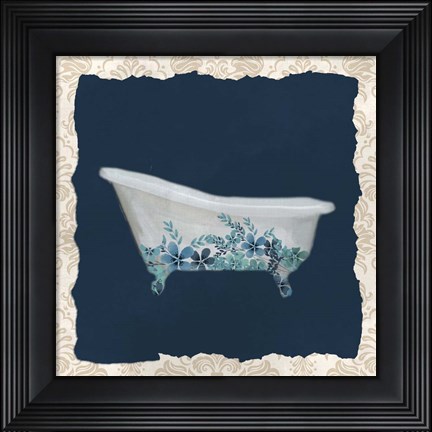 Framed In the Tub 1 Print