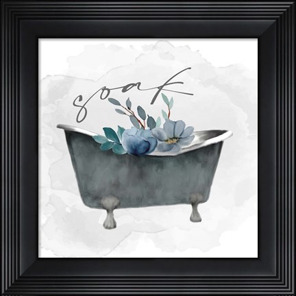 Framed Wash Your 5 Print