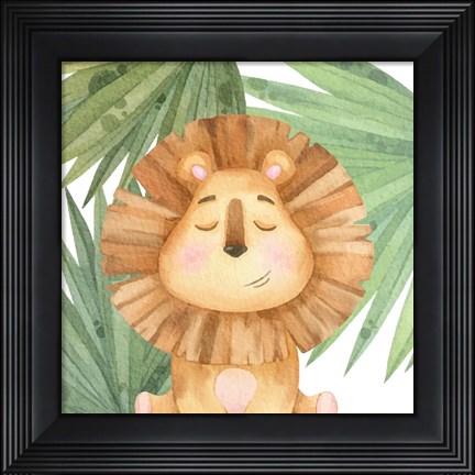 Framed Goodnight Jungle 3 Print