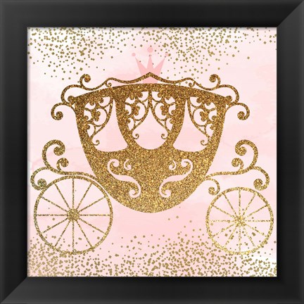 Framed Little Princess Pink 3. Print