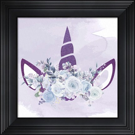 Framed Magical Unicorn 2 Print