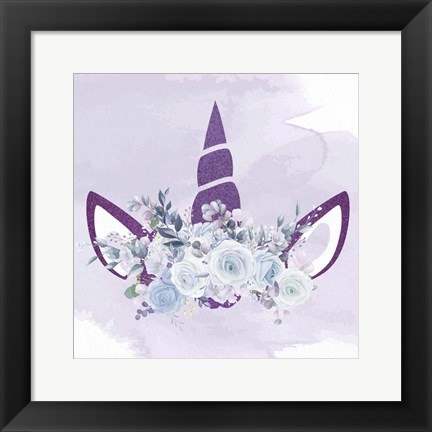 Framed Magical Unicorn 2 Print