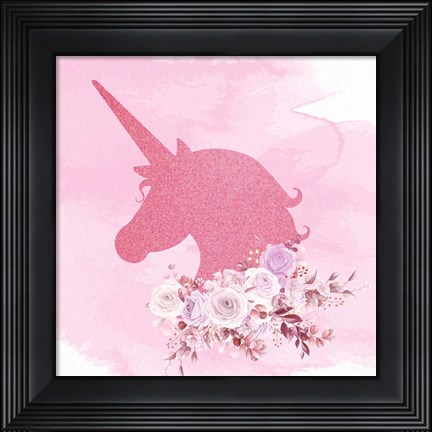 Framed Magical Unicorn 5 V2 Print
