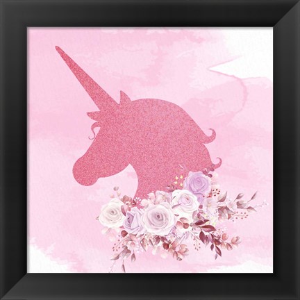 Framed Magical Unicorn 5 V2 Print