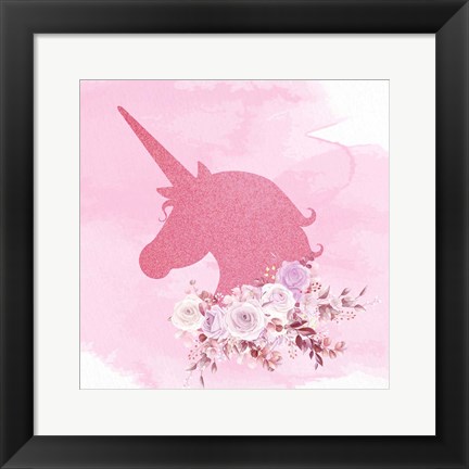 Framed Magical Unicorn 5 V2 Print