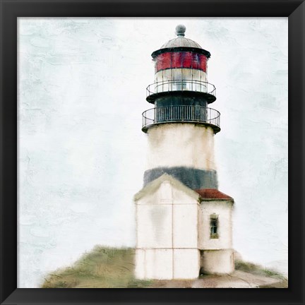 Framed Old Lighthouse Print