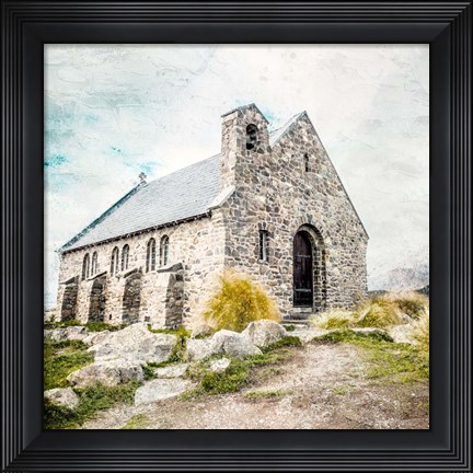 Framed Stone Church Print