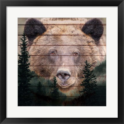 Framed Gaze Print