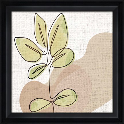Framed Linen Pressed 1 Print