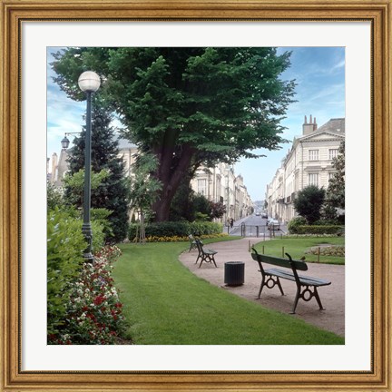 Framed French Jardin No. 14 Print