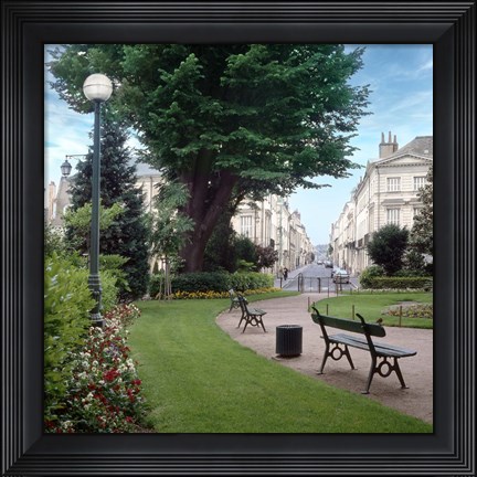 Framed French Jardin No. 14 Print