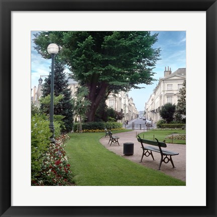 Framed French Jardin No. 14 Print