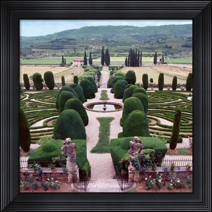 Framed Italia Gardens No. 12 Print