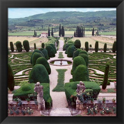 Framed Italia Gardens No. 12 Print