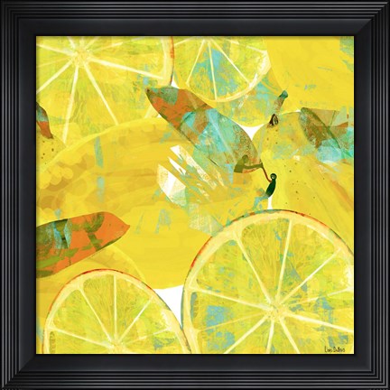 Framed Tropical Orchard 4 Print