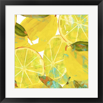 Framed Tropical Orchard 5 Print