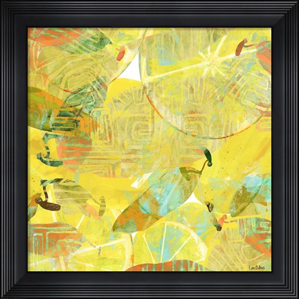 Framed Tropical Tapestry 1 Print