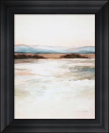Framed Distant Blues Print