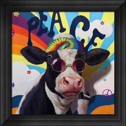Framed Grazing Daze Print