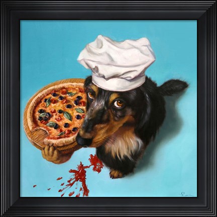 Framed Il Piaziolo Print