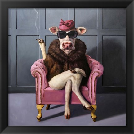 Framed Udder In Law Print