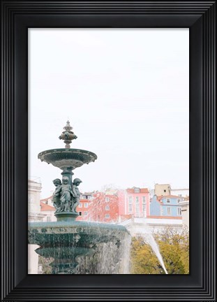 Framed Mermaid Fountain Print