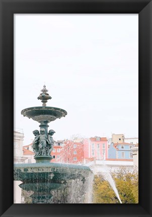 Framed Mermaid Fountain Print