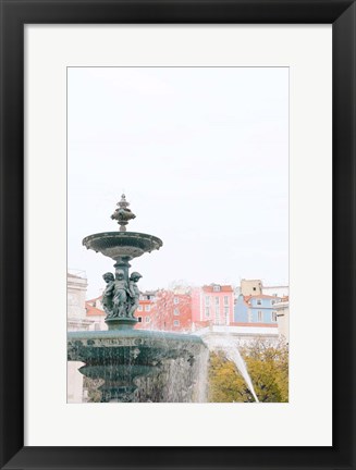 Framed Mermaid Fountain Print