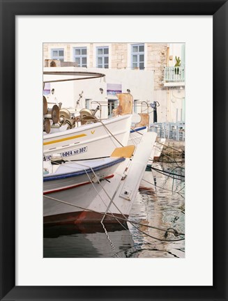 Framed Morning by The Fishing Port Print