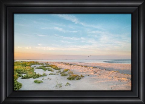 Framed Morning Beach Print