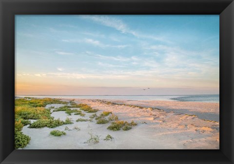 Framed Morning Beach Print