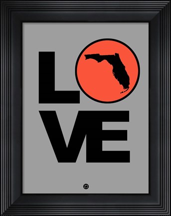 Framed Love Florida Print