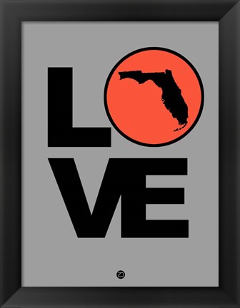 Framed Love Florida Print