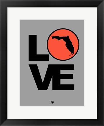 Framed Love Florida Print