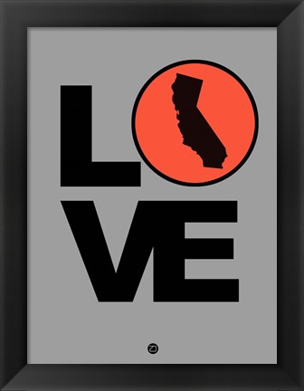 Framed Love California Print