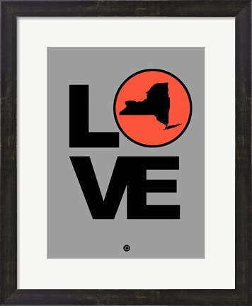 Framed Love New York Print