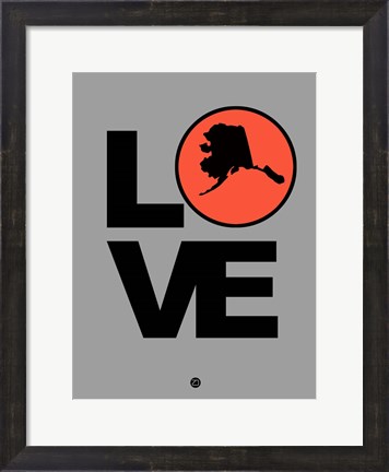 Framed Love Alaska Print