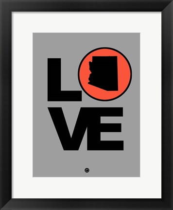 Framed Love Arizona Print