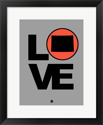 Framed Love Colorado Print