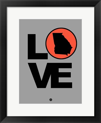 Framed Love Georgia Print